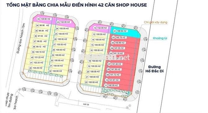 🔥 Shophouse 5 tầng _ LEGACY RESIDENCE - 38 HỒ ĐẮC DI, TP HUẾ.