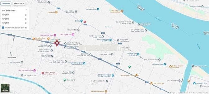 mặt tiền đối diện kcn giao long