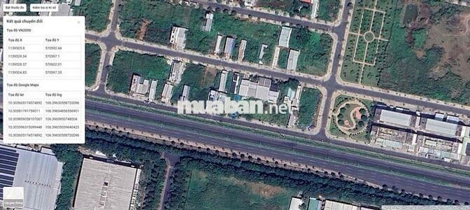 mặt tiền đối diện kcn giao long