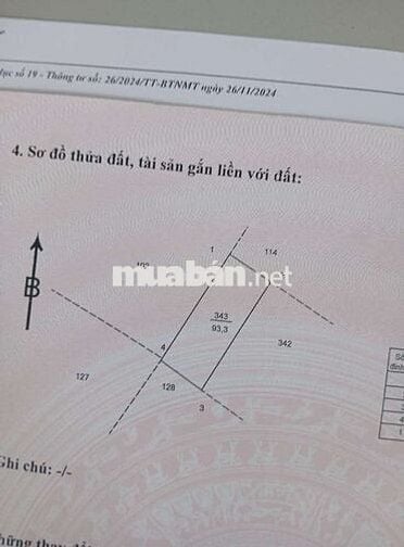 Chính chủ cần bán lô đất hẻm 1216/56  đường 30/4