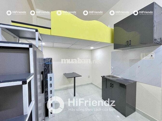 SIÊU PHẨM PHÒNG CÓ GÁC FULL NỘI THẤT CÓ TỦ LẠNH MỚI TOANG NGAY ĐẦM SEN