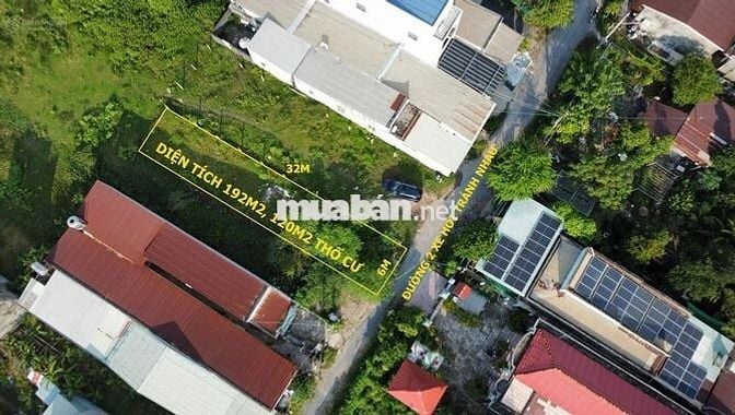 BÁN LÔ ĐẤT 192M2 NGAY BỆNH VIỆN ĐA KHOA CỦ CHI MỚI KHÁNH THÀNH, 730TR
