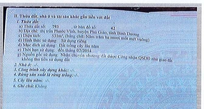 Đấu giá tài sản ngân hàng quốc tế Việt Nam tại Phước Vĩnh, Phú Giáo