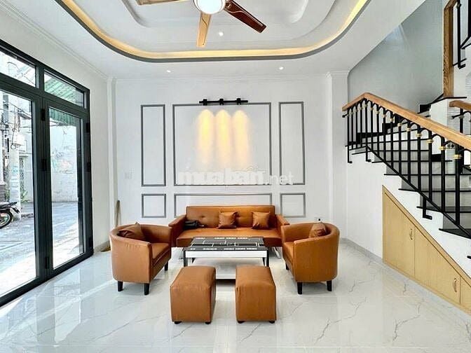 Nhà 54m2, 4 tầng 4PN, hẻm 5m xe hơi, Nguyễn Văn Nghi Gò Vấp dọn ở ngay