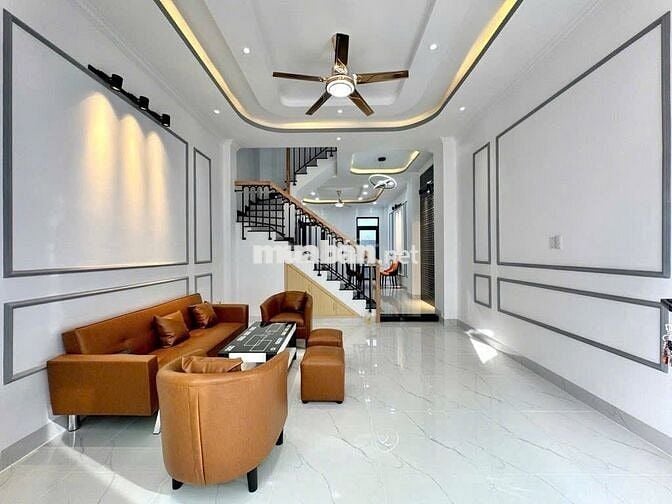Nhà 54m2, 4 tầng 4PN, hẻm 5m xe hơi, Nguyễn Văn Nghi Gò Vấp dọn ở ngay