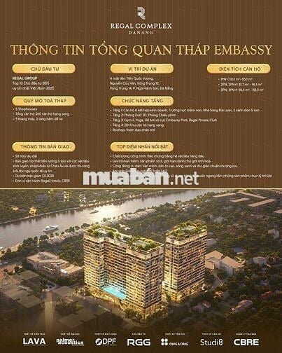 Căn hộ Regal Complex Đà Nẵng,đầu tư từ đầu cho sản phẩm cao cấp