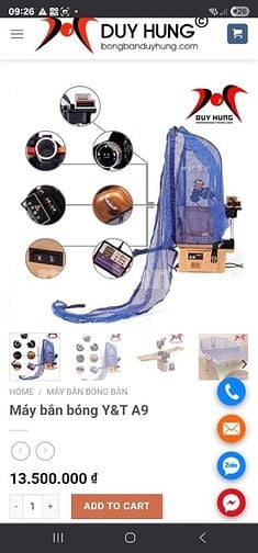 Bán bàn bóng bàn Swin Clever T8 và máy bắn Y&T A9