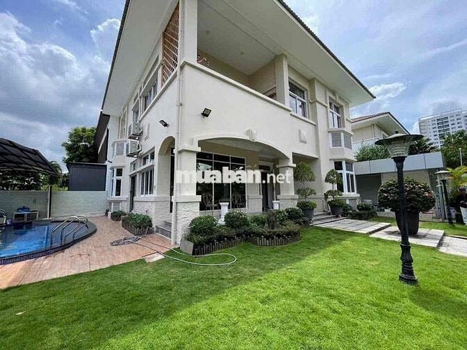 Villa Mỹ Phú 1 Q7 – 397m², full nội thất, hồ bơi, 4PN (4BR), view công