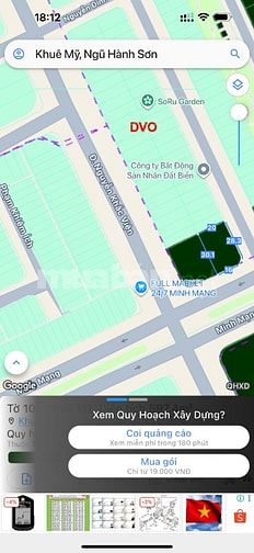 22tỷ/157,5m2.Đất đường Nguyễn Khắc Viện,khu SaPhia, nhìn ra Biển Sơn T