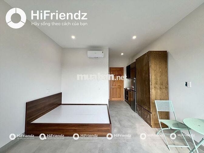 STUDIO BAN CÔNG FULL NỘI THẤT MÁY GIẶT RIÊNG NGAY CẦU SẮT AN PHÚ ĐÔNG