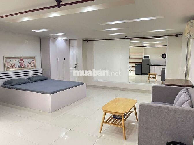 CHDV Studio Ban Công Dt 45m2 Full Nội Thất Khu Vực Trung Tâm Trống Sẵn