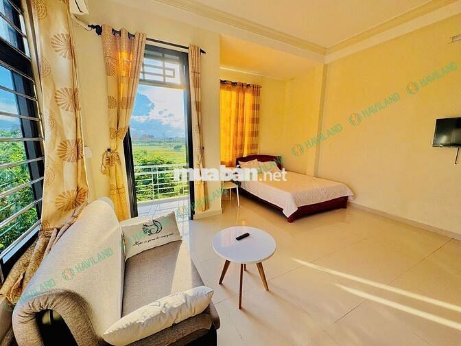 Studio ban công, view biển, full nội thất, thang máy, đẹp mà chỉ 6tr