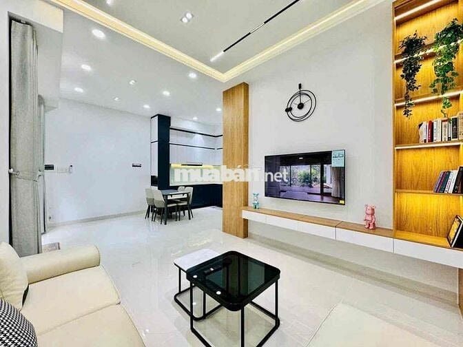 Cho thuê nhà 3 lầu full nội thất hẻm 58 Thống Nhất p10