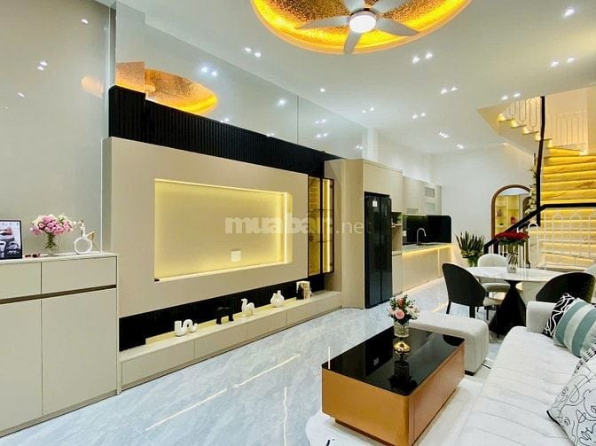 ⭐️Nhà 3 Lầu DT:4x13m tuyệt đẹp Cao cấp hẻm Đường Số 30, P6.