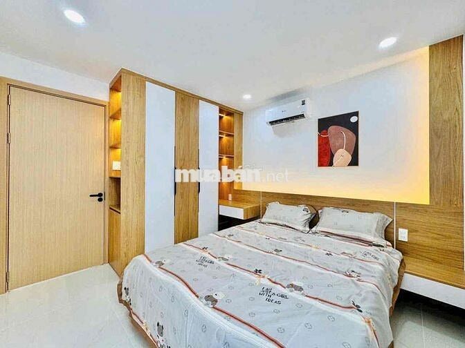 Cho thuê nhà 3 lầu full nội thất hẻm 58 Thống Nhất p10