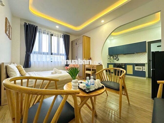 Căn hộ ban công 1PN- Tách bếp - Nội thất cao cấp - 35m2 Q.Bình Thạnh
