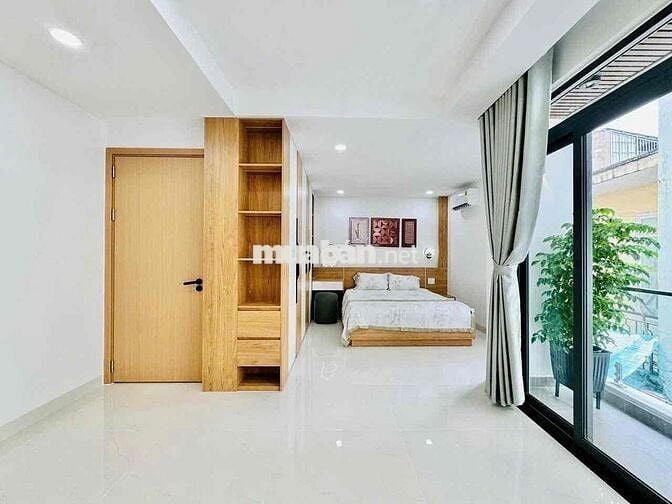 Cho thuê nhà 3 lầu full nội thất hẻm 58 Thống Nhất p10