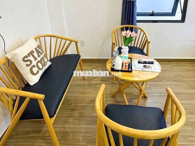 Căn hộ ban công 1PN- Tách bếp - Nội thất cao cấp - 35m2 Q.Bình Thạnh