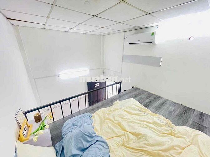 Phòng máy lạnh gác cao Free 2 xe