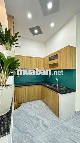 NHÀ MỚI XINH 2 LẦU NGUYỄN THỊ HUÊ GẦN BX AN SƯƠNG CHIWJ CÂY ME