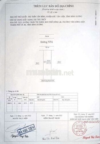 Chính chủ bán đất dự án Vsip2 mở rộng, 247m², giá ưu đãi