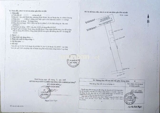 Bán 3 lô đất 46*128m MT đường Bình Nhâm 83, P. Bình Nhâm,T. Bình Dương