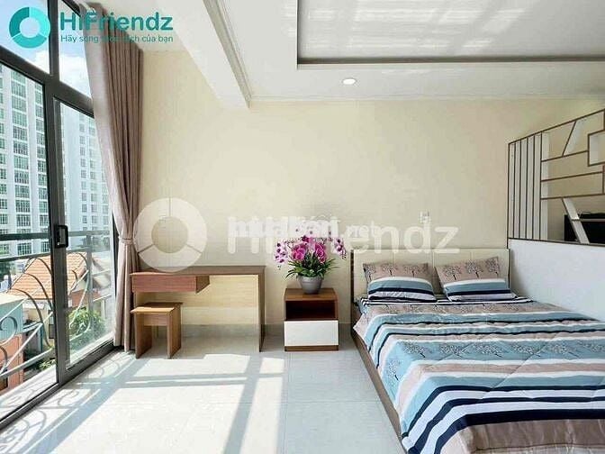 Chung cư mini tách bếp tone sang, full nội thất, cửa sổ trời lớn,