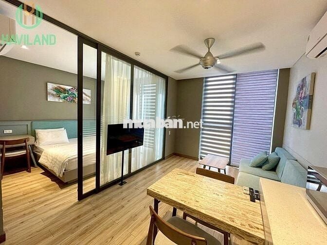1BR 45m2 hồ bơi, bồn tắm, dọn phòng hàng tuần, thoáng đẹp