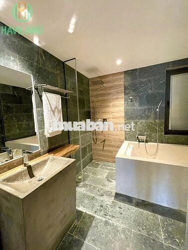 1BR 45m2 hồ bơi, bồn tắm, dọn phòng hàng tuần, thoáng đẹp
