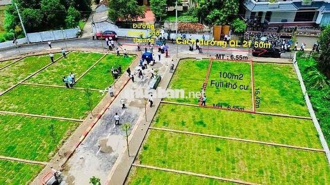 Đất sổ đỏ full thổ cư tại cổ đông Sơn Tây