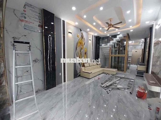 Bán nhà hẻm xe hơi 5m Lê văn khương, có thang máy
