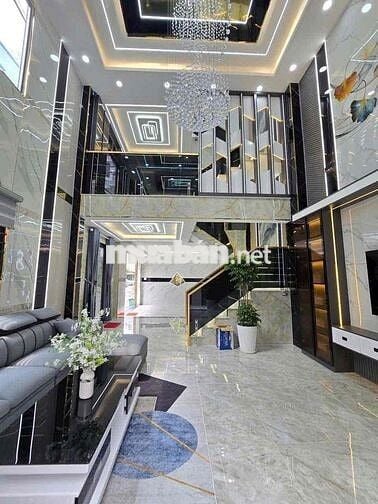 NHÀ GÓC 2 MẶT TIỀN THÔNG 5x14m TẶNG FULL NỘI THẤT