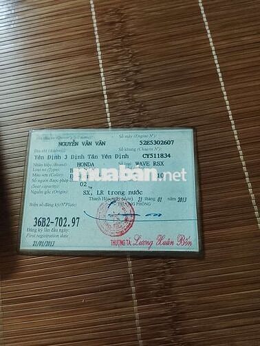 Xe Đang Đi làm Cần Tiền Nên Bán