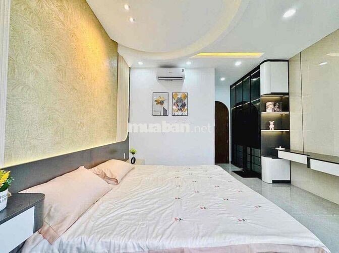 NHÀ 5 TẦNG GÓC 2 MẶT TIỀN TX25 TẶNG FULL NỘI THẤT