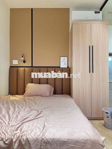 Căn hộ full nội thất ban công lớn máy giặt riêng giáp Q1, Q3