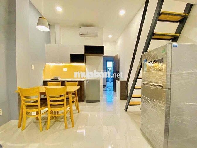 DUPLEX FULL NỘI THẤT GÁC CAO 2M
