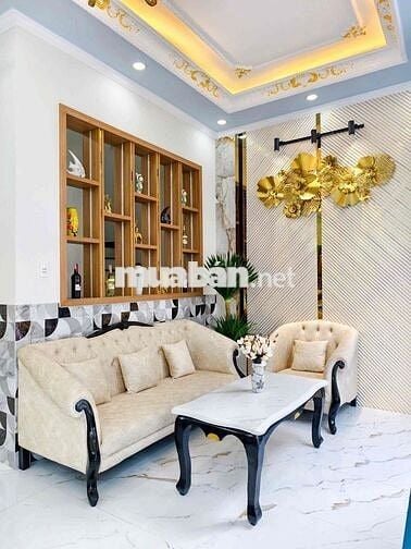 NHÀ TRỆT 2 LẦU MỚI ĐẸP FULL NỘI THẤT GÓC 2 MT  HẺM 7B NGUYỄN VĂN LINH