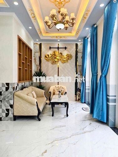 NHÀ TRỆT 2 LẦU MỚI ĐẸP FULL NỘI THẤT GÓC 2 MT  HẺM 7B NGUYỄN VĂN LINH