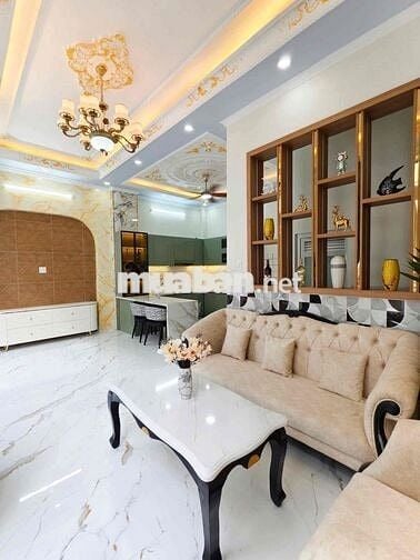 NHÀ TRỆT 2 LẦU MỚI ĐẸP FULL NỘI THẤT GÓC 2 MT  HẺM 7B NGUYỄN VĂN LINH