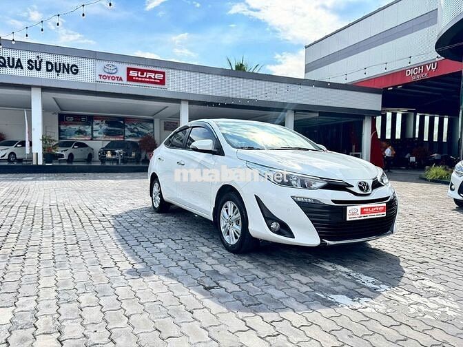 Vios G trắng số tự động 2020, 1 chủ đi 42.000km