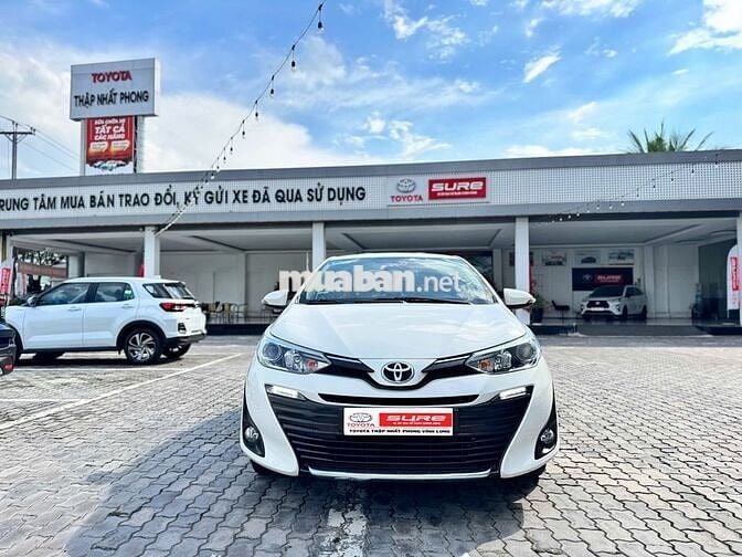 Vios G trắng số tự động 2020, 1 chủ đi 42.000km