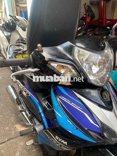 SYM Angela 50cc 2018 đen xanh SD37000km bs.Tp
