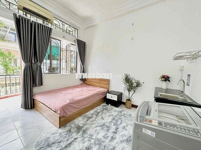 CĂN HỘ FULL NỘI THẤT BAN CÔNG RỘNG MÁY GIẶT RIÊNG GẦN ĐIỆN BIÊN PHỦ