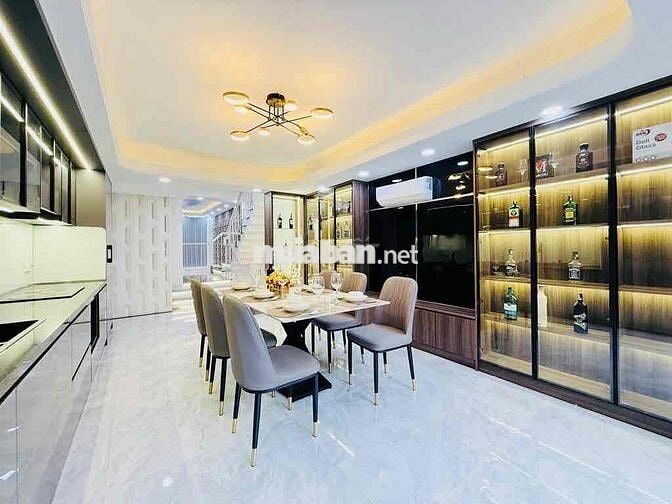 KHU ĐẲNG CẤP PHAN HUY ÍCH, 5 TẦNG, NGANG 5M, THANG MÁY, 4PN, 9.3 TỶ TL
