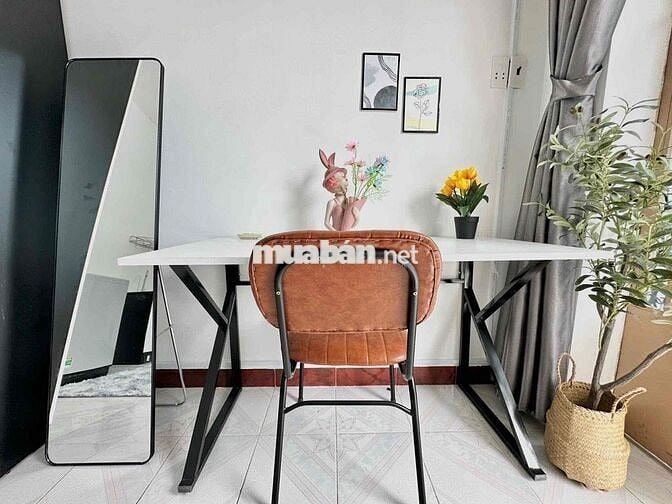 CĂN HỘ FULL NỘI THẤT BAN CÔNG RỘNG MÁY GIẶT RIÊNG GẦN ĐIỆN BIÊN PHỦ