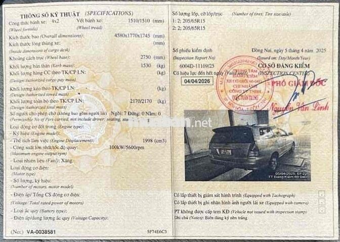 Toyota Innova 2008 G  xe gia dinh