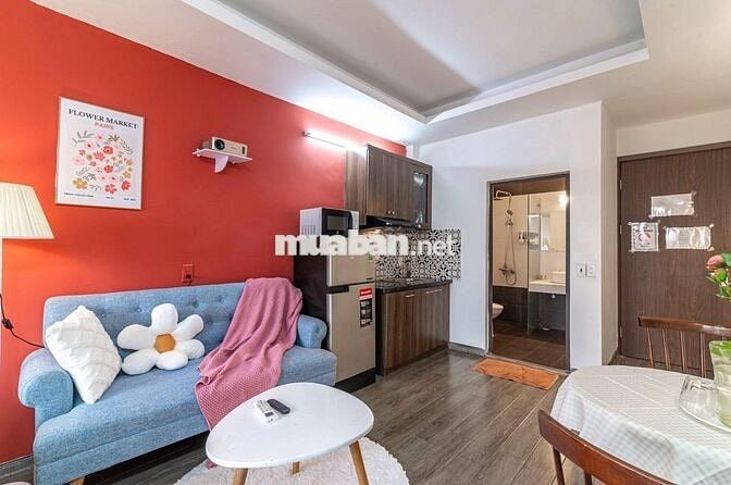Cho thuê phòng ở 432 đội cấn, ban công thoáng, full đồ,30m2