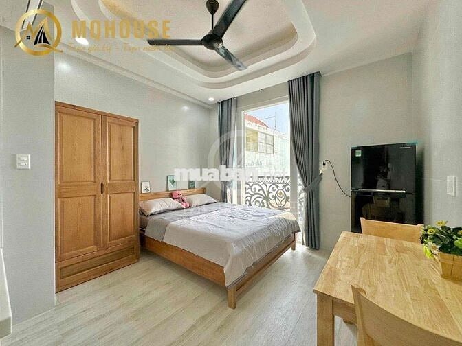 CHDV cho thuê 1pn ban công, full nội thất gần chợ Phạm Văn Bạch, HCM