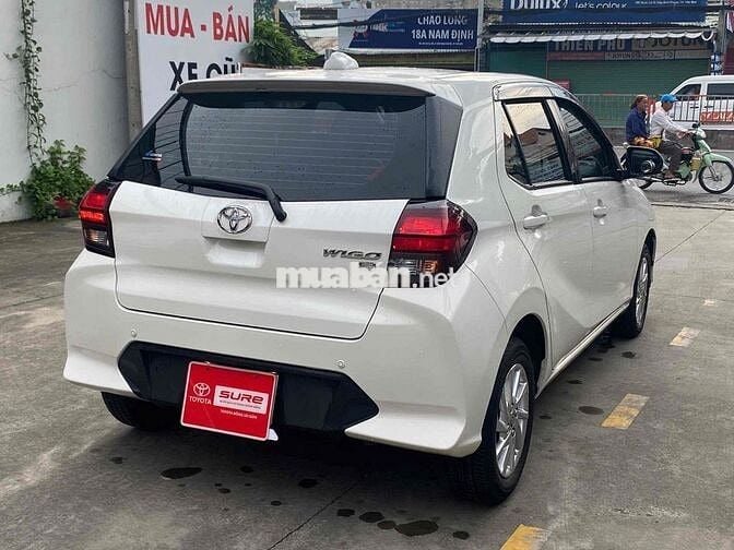 Toyota Wigo G 1.2 AT - 2024 - màu trắng odo 25.000