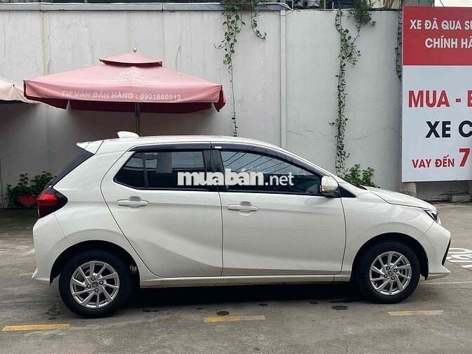 Toyota Wigo G 1.2 AT - 2024 - màu trắng odo 25.000